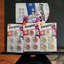 Energizer Zinc Air Hearing Aid Batteries All 4 Cases For 40 $