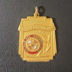 Medalla Aprovechamiento Colegio Del Apostolado Cuba