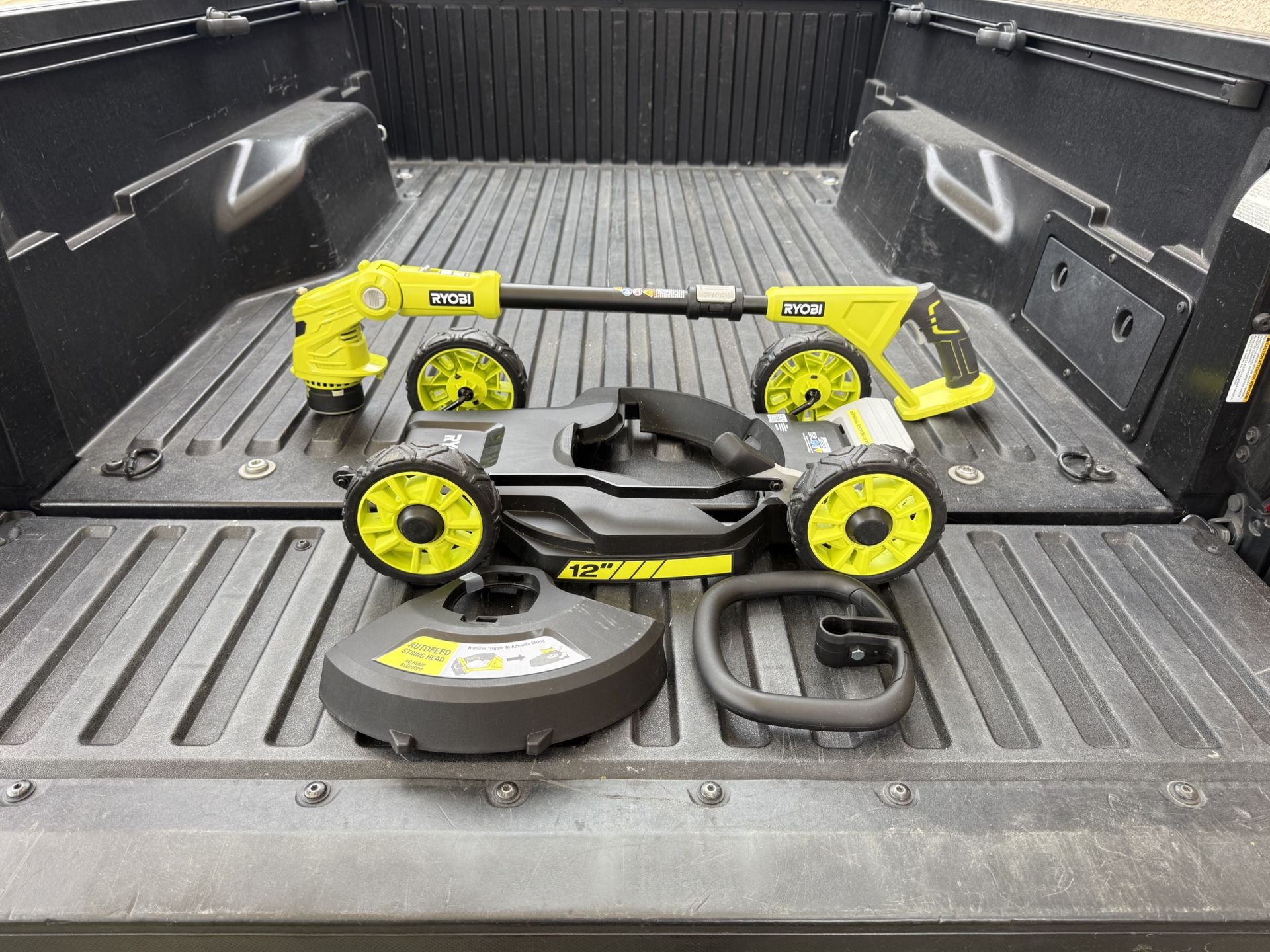 RYOBI ONE+ 18V 12 in. Cordless Battery 3-in-1 Mower, String Trimmer, and Edger (Tool Only)