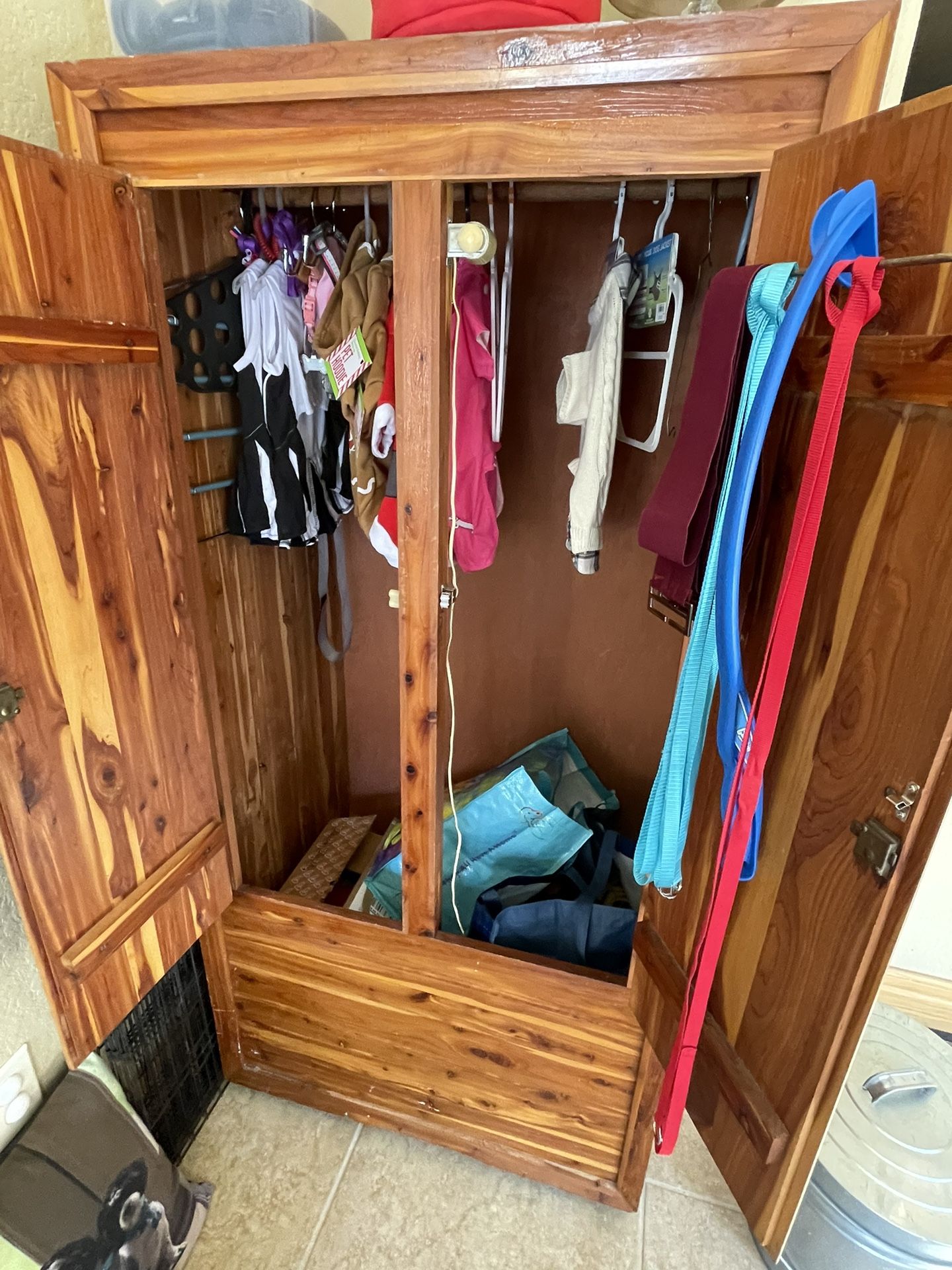 Vintage Cedar Wardrobe Closet for Sale in San Antonio, TX