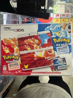 Nintendo 3DS Pokemon 20th Anniversary Limited Edition Pokemon Red/Blue COMPLETE