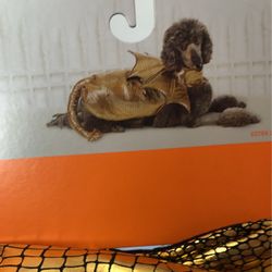 XL Pet Gold Dragon Costume