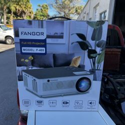FANGOR Full HD Movie Projector F-405! New in box! 