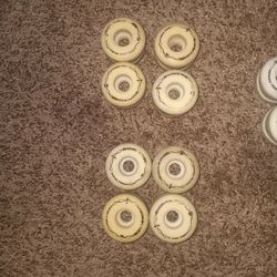 8 Shark Wheels Twisted White Skateboard Wheels - 54mm 99a