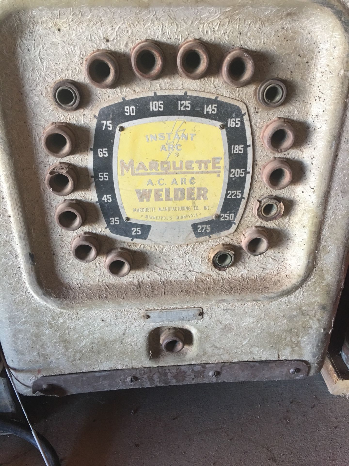 VINTAGE MARQUETTE INSTANT AC ARC WELDER