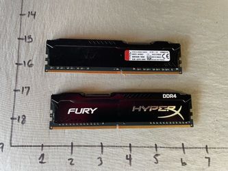 Kingston HyperX FURY DDR4 RAM sticks, desktop ram 8 GB kit (2x4GB