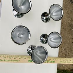Five metal Cups