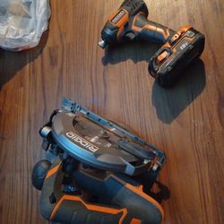 Ridgid  18v Tools  Set 
