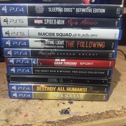 PS4 And Ps5 Games