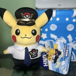 Pikachu pilot plush