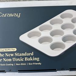 Caraway 12 Cup Muffin Pan - Navy