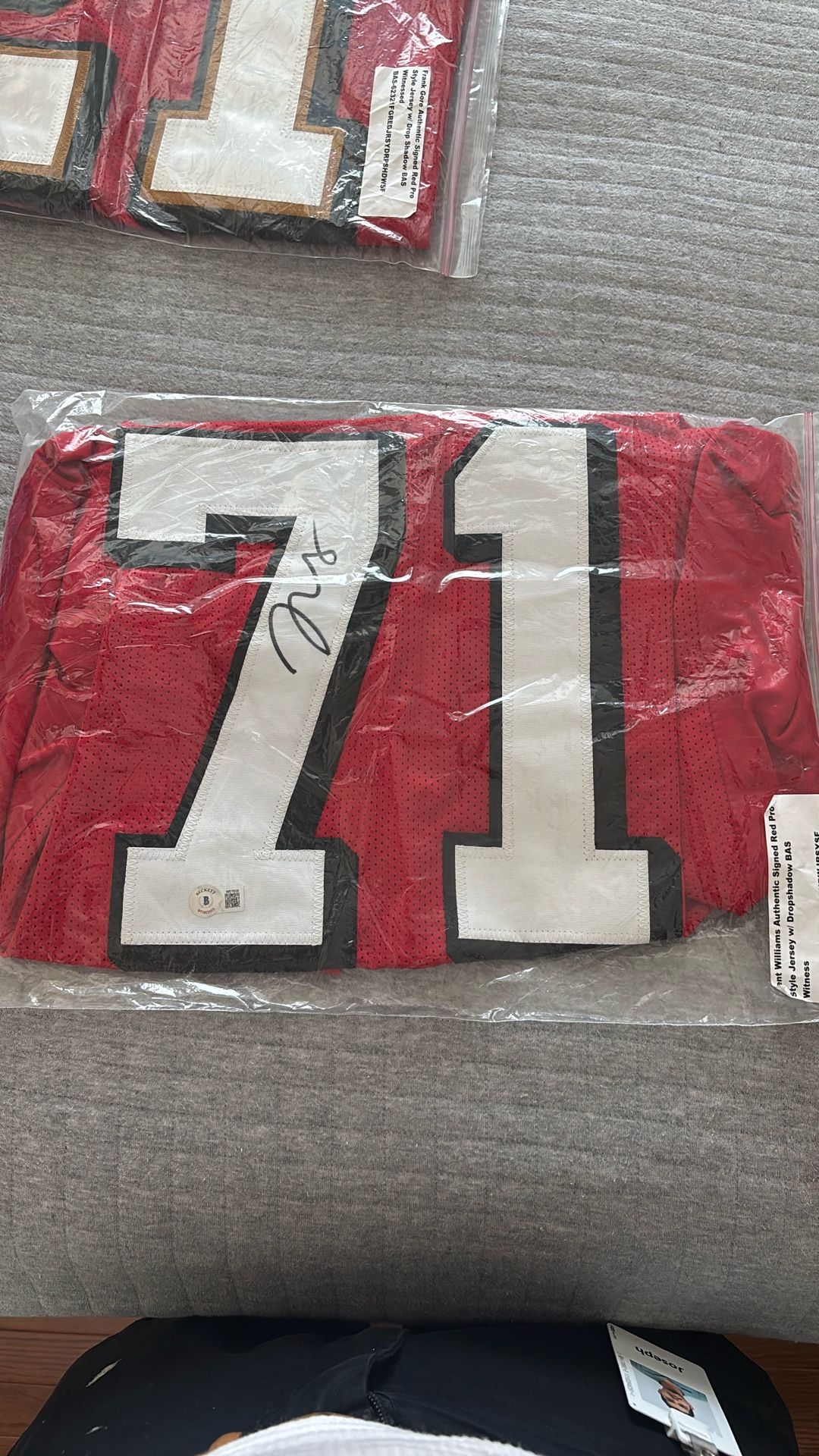 Trent Williams 49ers 17 Jersey 49ers Jersey Trent Williams RARE