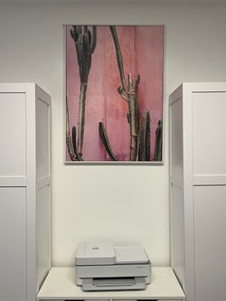 Large cactus wall art
