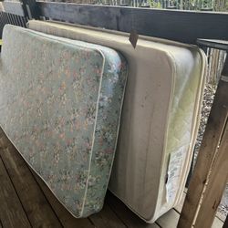 2 Spring Twin Mattresses USED