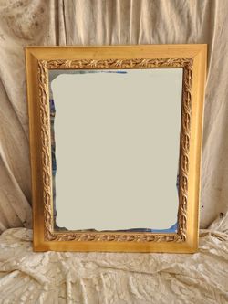 Large Gold Mirror