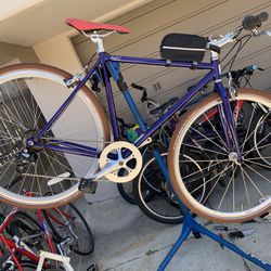 Purple Beautiful Bike Ready To Ready To Ride Fyxation 