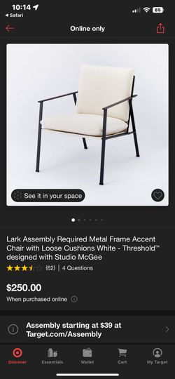 Metal Frame Accent Chairs