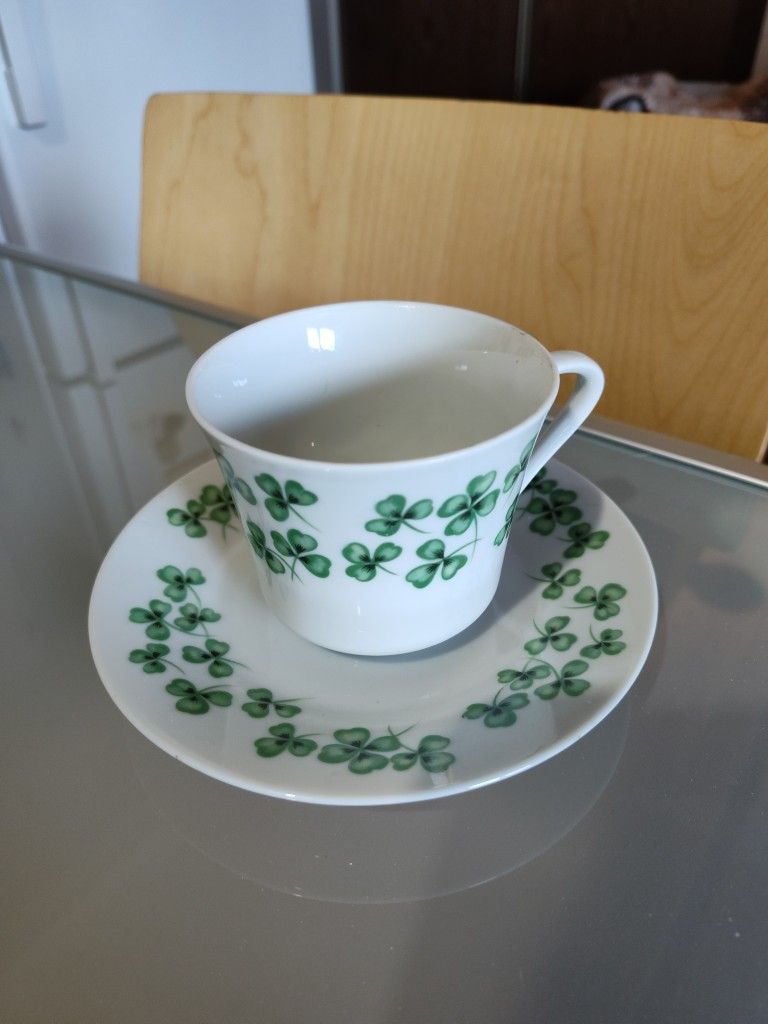 $25 - Vintage Irish Teacup And Saucer