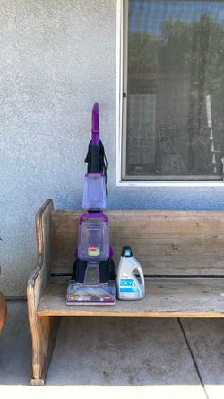 BISSEL carpet cleaner.