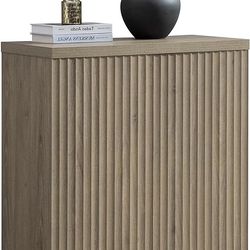 Buffet Cabinet with Storage Accent Sideboard Modern Credenza with Doors & Shelves Fluted Media Console Mid Century Coffee Bar Table for Living Room Ki