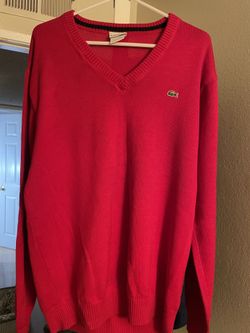 Lacoste Vneck Sweater Size 5
