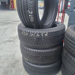 215/50/17 YOKOHAMA (4 GOOD USED TIRES)