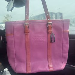 Pink Coach Bag 