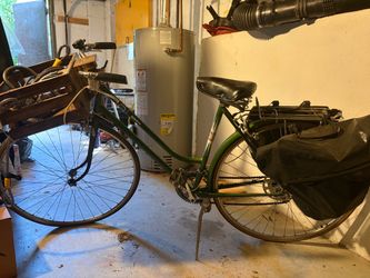 Bike with basket.