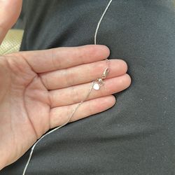 14kt White Gold chain