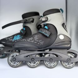 K2 Kinetic 80 Pro Inline Skates w/ safety gear