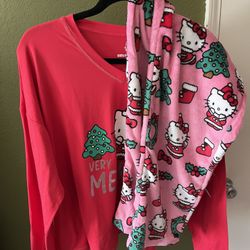 New Hello Kitty Women’s Pijama Set Size XL