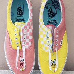 Authentic Vans X SpongeBob SquarePants & Patrick Shoes Size 13 ●see description below●