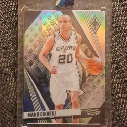 Manu Ginobili Silver Prizm 2023-24 Panini Pheonix Refractor #49 San Antonio Spurs