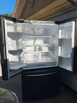 Black refrigerator
