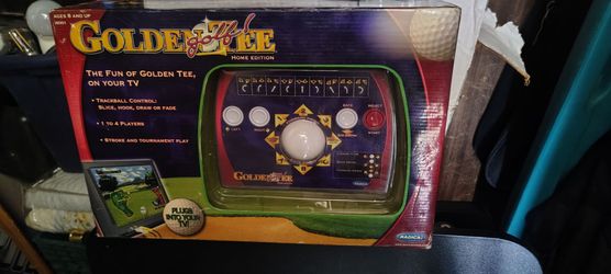 Retro Radica Golden Tee Golf - Plug & Play TV Game (Tested/Working)