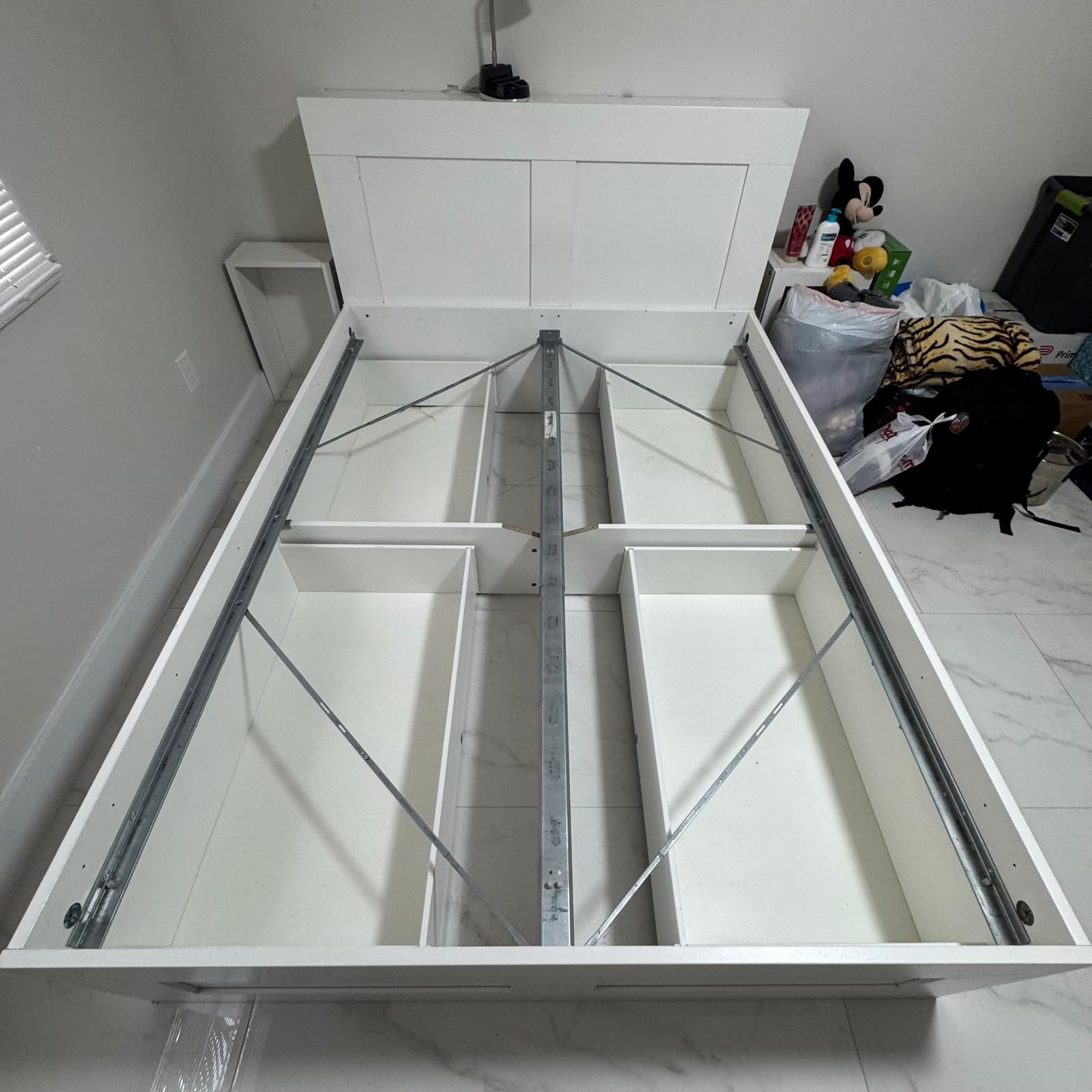 BRIMNES Bed Frame Queen IKEA