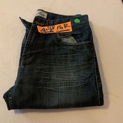 Boys Pants Size 16 Regular Levi Slim Straight 