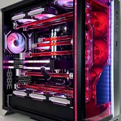 Water Cooled - NVIDIA RTX 4090 AMD Ryzen 7 9800X3D 32GB DDR5 RAM 2TB SSD RGB Gaming Computer