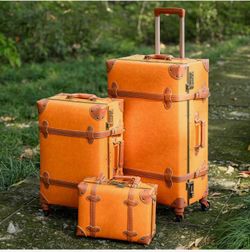 NEW-urecity Vintage Luggage Sets of 3 Piece