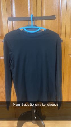 Mens Sonoma Long Sleeve Shirt 2 pack (Black/White)