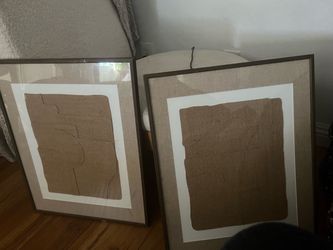 Set of 2 Abstract Framed Wall Art Prints