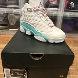 GS Jordan 13 Aurora Green Sz 4y