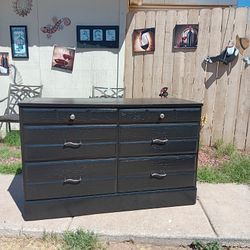 Black Dresser 30"H 48"W 18"D