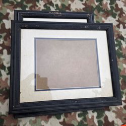 Black Wood Picture Frames – Set of 2