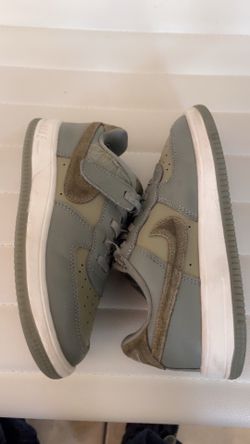 Air Force 1, Olive, kids, size US2Y