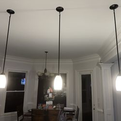 Chandelier And Dome Lights 