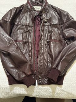  Vintage  Rage Leather Bomber