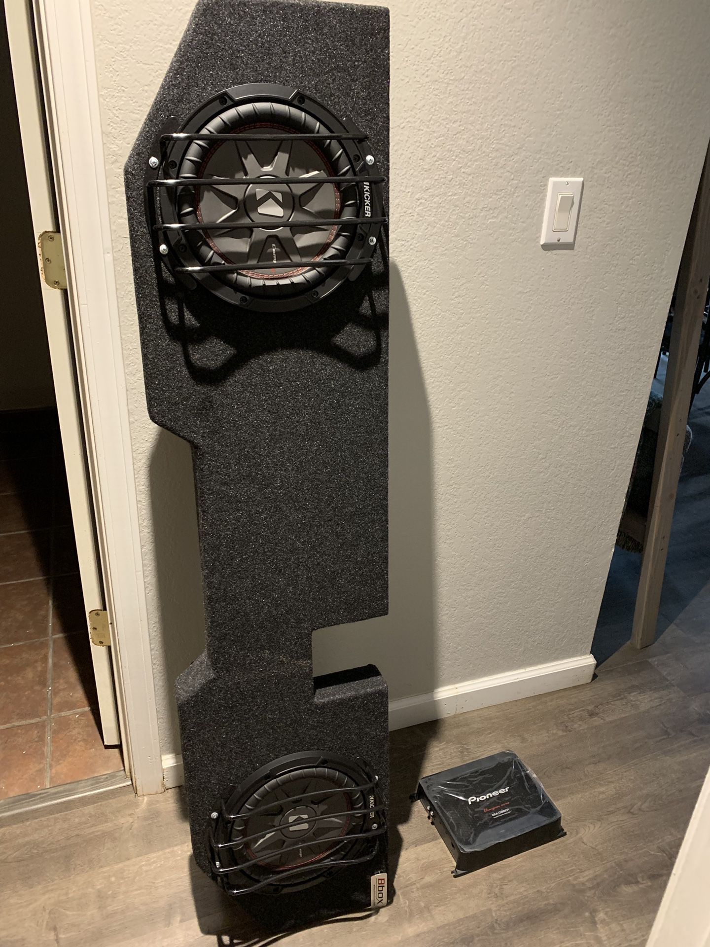 Custom box for Ram 1500 with subs and amp