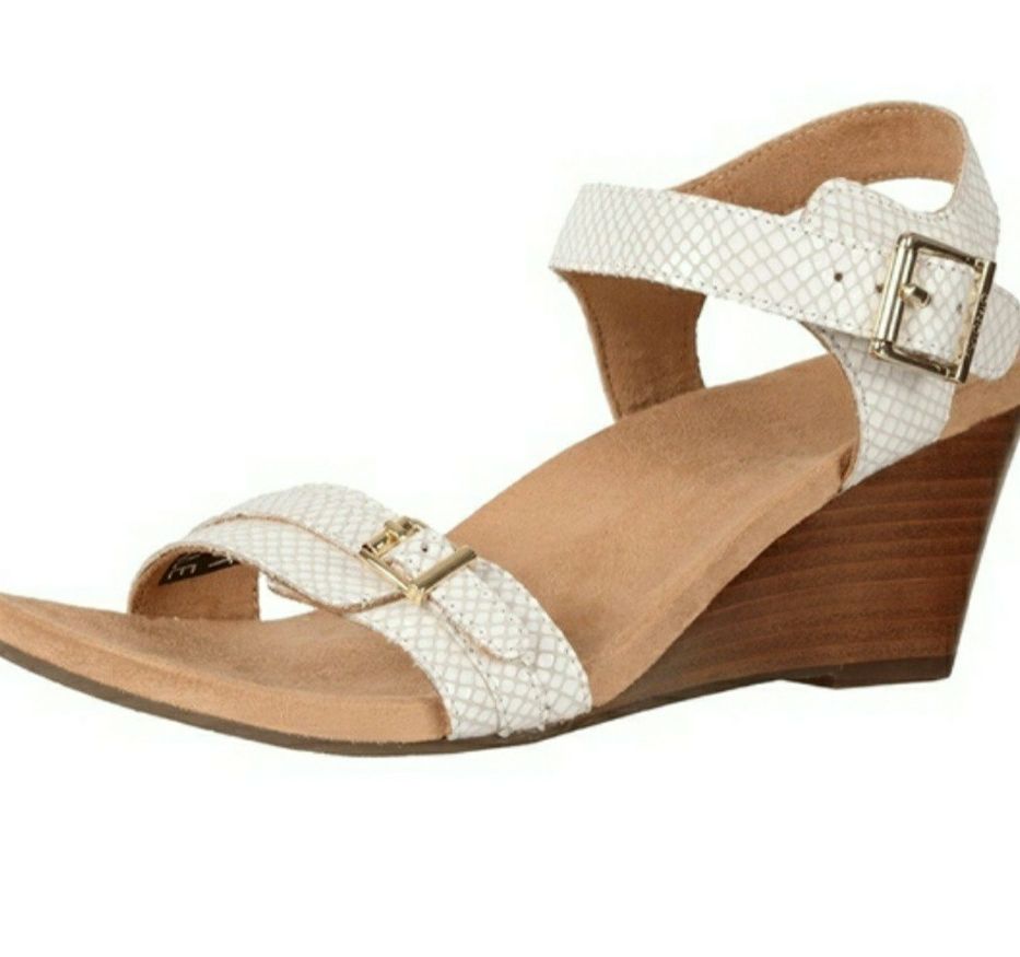 VIONIC White Snake NOBLE LAURIE Wedge Sandals