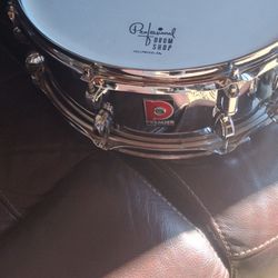 Premier Steel/Chrome Snare Drum 